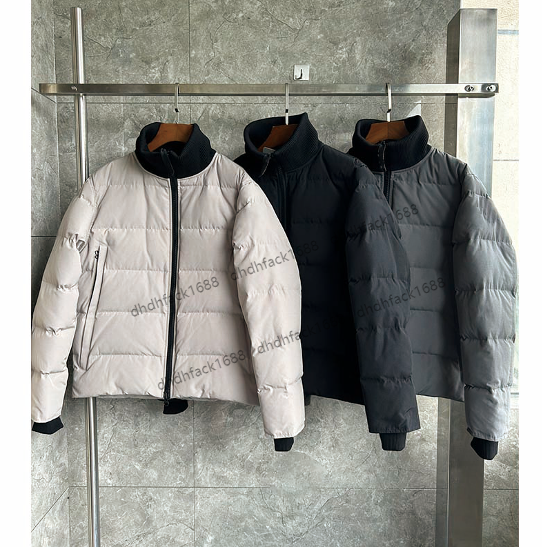 New Style Winter Men Designer Down Jacket Wool fords Parka Outerwear Puffer jacket Warm Outdoor Coat Wind Waterproof Stand Collar Doudoune Size S-3XL