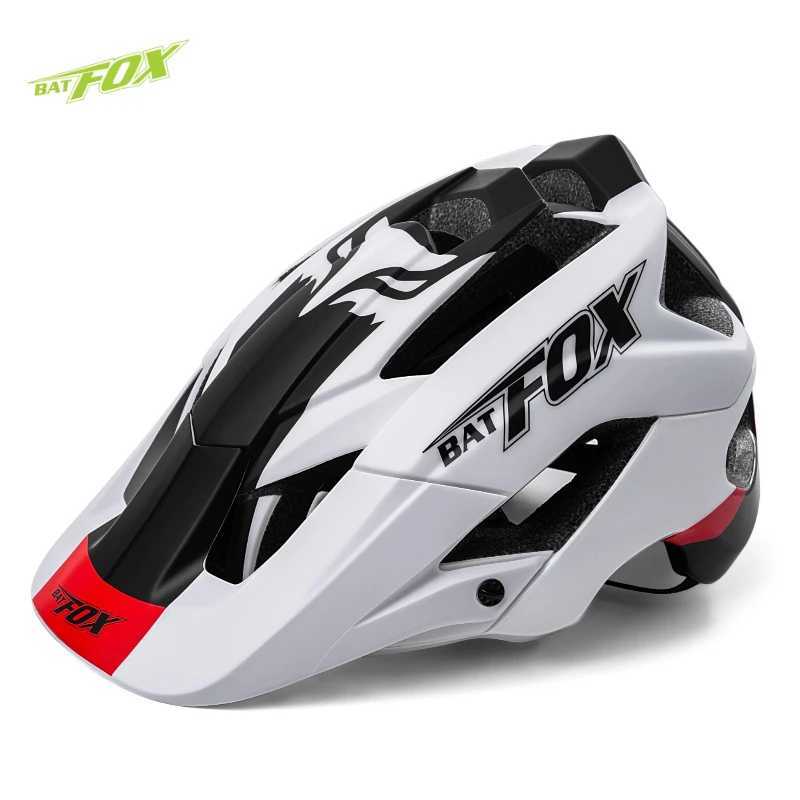BATFOX New Bike Helmet Men Women Anticollision Ultralight Breathable Road Mountain Riding Cycling Safety Cap MTB Bicycle helmet J250916