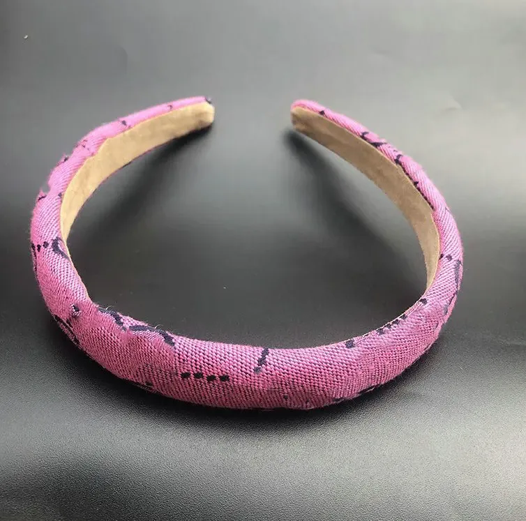 2025 New Women Fashion Designer Headband Letter Headwear Hoop Hair Accessories Hairjewelry Free Shipping