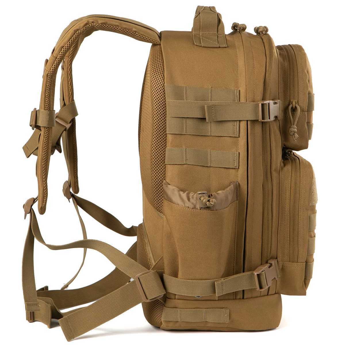 Military Tactical Backpack for Men and Women 45L Army Backpack Outdoor 3 Days Assault Pack Bag Large Rucksack with Molle System Z250916