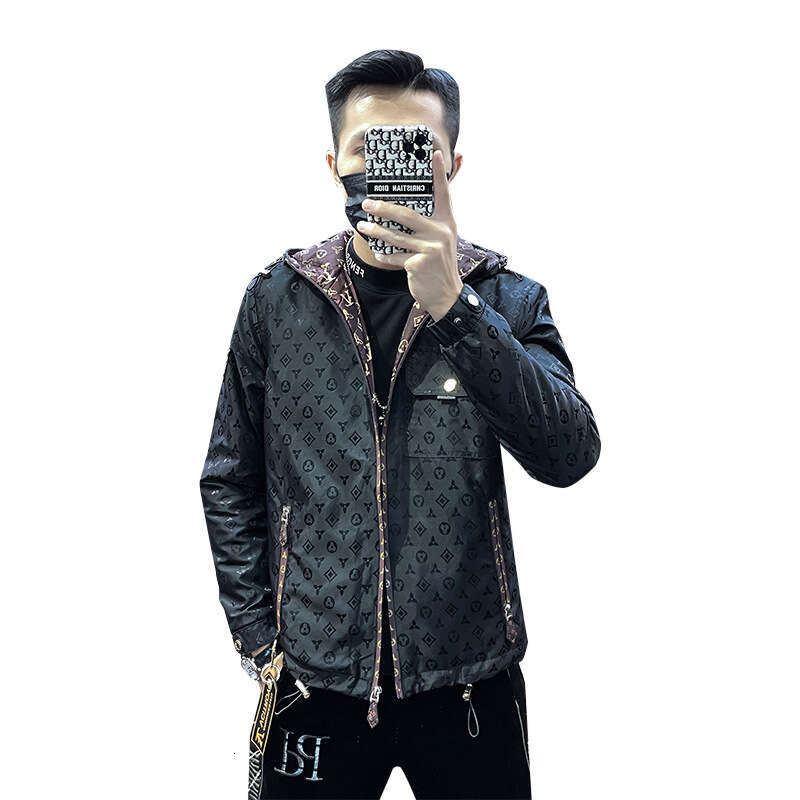 Spring 2025 Men's Thin Hooded Jacket Stylish Sun Protection Outerwear Youthful Male Casual Wear Comfortable Regular Length Men's Jacket Hood