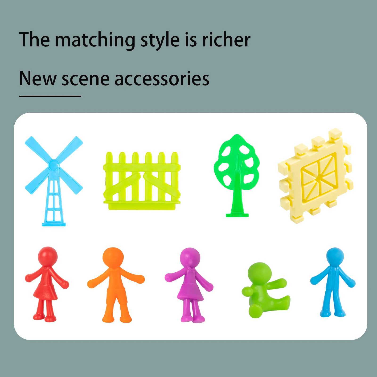 Large Scale House Building Block Simulation Window Design Kindergarten Construction Creation Of Boys And Girls Large House Bui C2509161