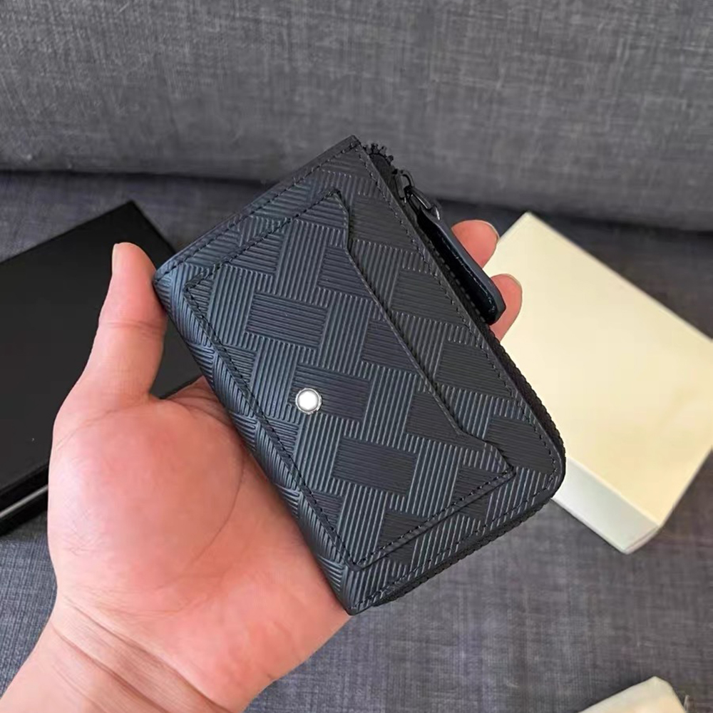 Keychain Wallet Genuine Leather Men's Wallet Women's Purse Zipper Credit Card Wallet Cash Pocket Coin Purse Designer Wallet Cardholder Portable Car Key