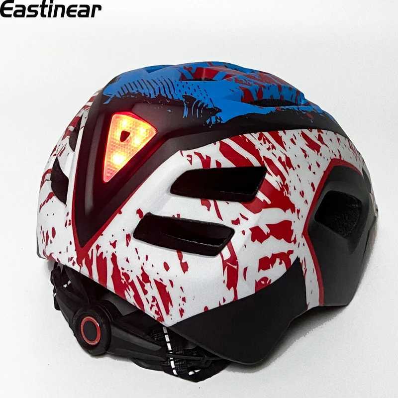 Eastinears New Childrens Bicycle Helmet Full Face Detachable Childrens Outdoor Sports Skateboard Roller Skating Riding Helmet J250916