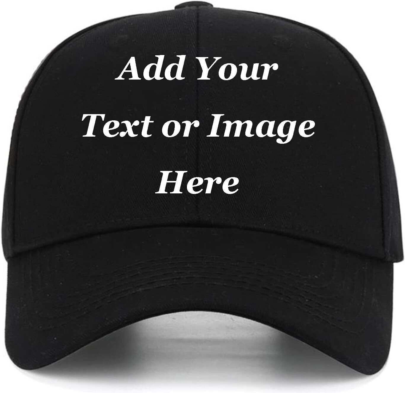 Custom Baseball Cap with Your Text,Personalized Adjustable Trucker Caps Casual Sun Peak Hat for Gifts