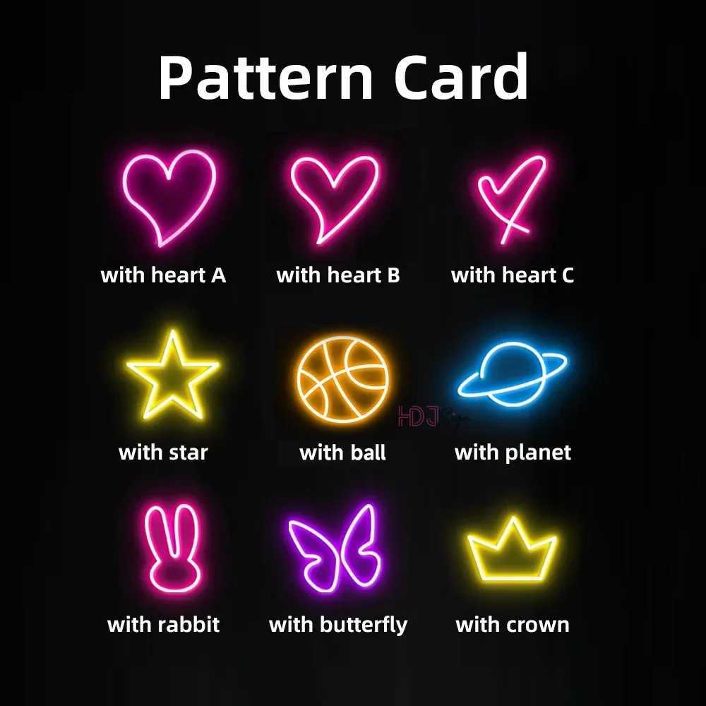 Custom Neon Led Sign Heart Name Lights Sign USB Wedding Birthday Party Wall Decorations Signboard Night Light Home Room Decor Y250916