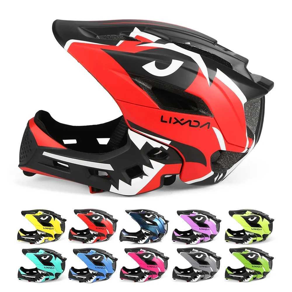 MOON Youth MultiSport Safety Helmet Detachable Full Face Design for Biking Skating MTB helmet J250916