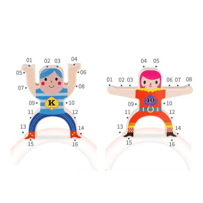 DIY Montessori Toys Balance Doll Building Blocks Board Stacking High Blocks Play Games Early Educational Toys For Children Kids C250916