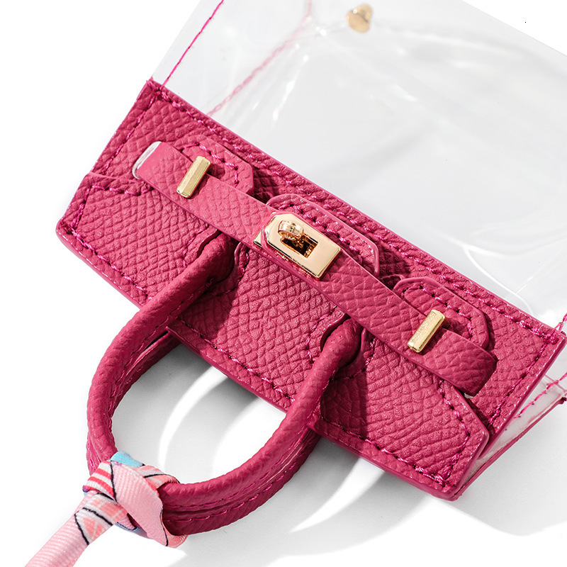 Bestseller Trendy Women's Car Key Bag Cover H-46 Exquisite Mini Handbag Pendant Fashionable Compact Portable ddmytues