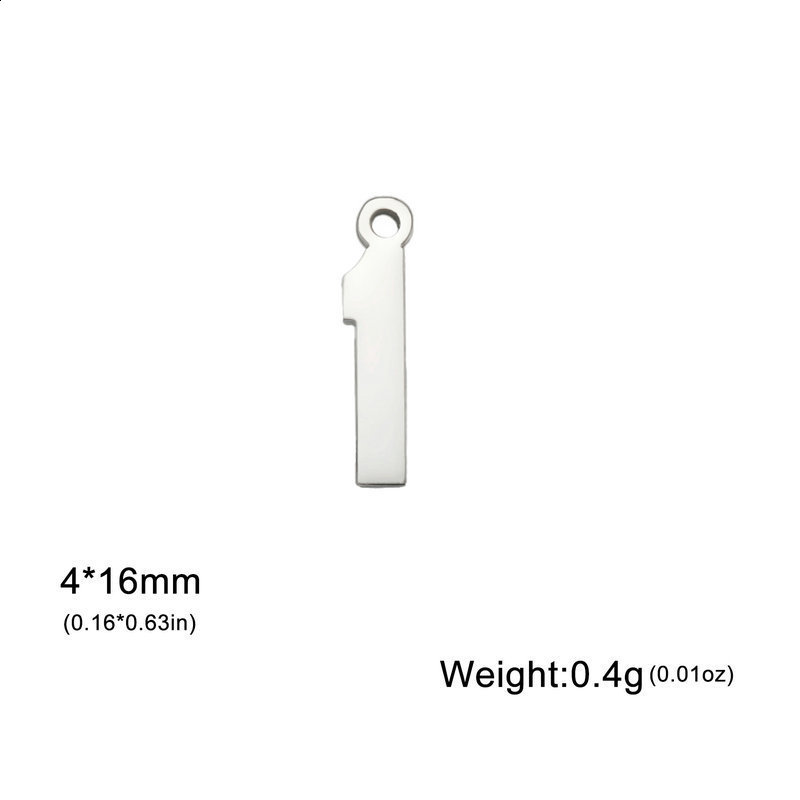 Charms Fashion Number Age Charms For Jewelry Making Number " 20 " 18 " 50 " Silver Color Charms Pendant Necklace DIY Findings 2309