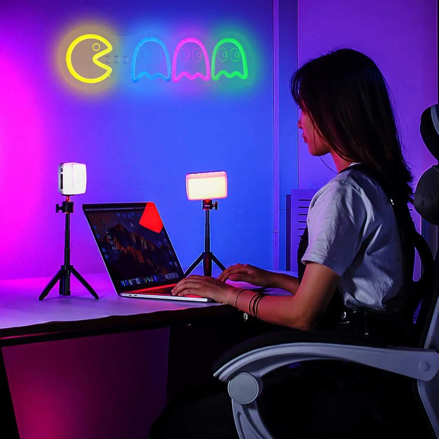 Arcade Neon Sign Retro USB Dimmable Game LED Neon Light for Game Room Bedroom Man Cave Party Home Bar Club Decor Gift Y250916