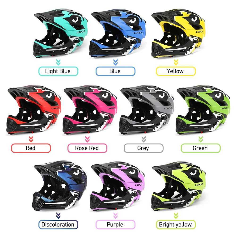 MOON Youth MultiSport Safety Helmet Detachable Full Face Design for Biking Skating MTB helmet J250916