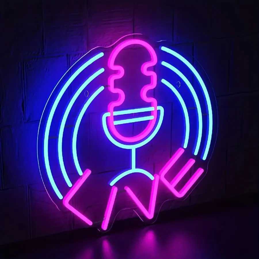 StudioOn Air Neon Sign Music LED Sign Light For Recording Room Music Studio Streaming Party Club Podcast Wall Decor Gift Y250916