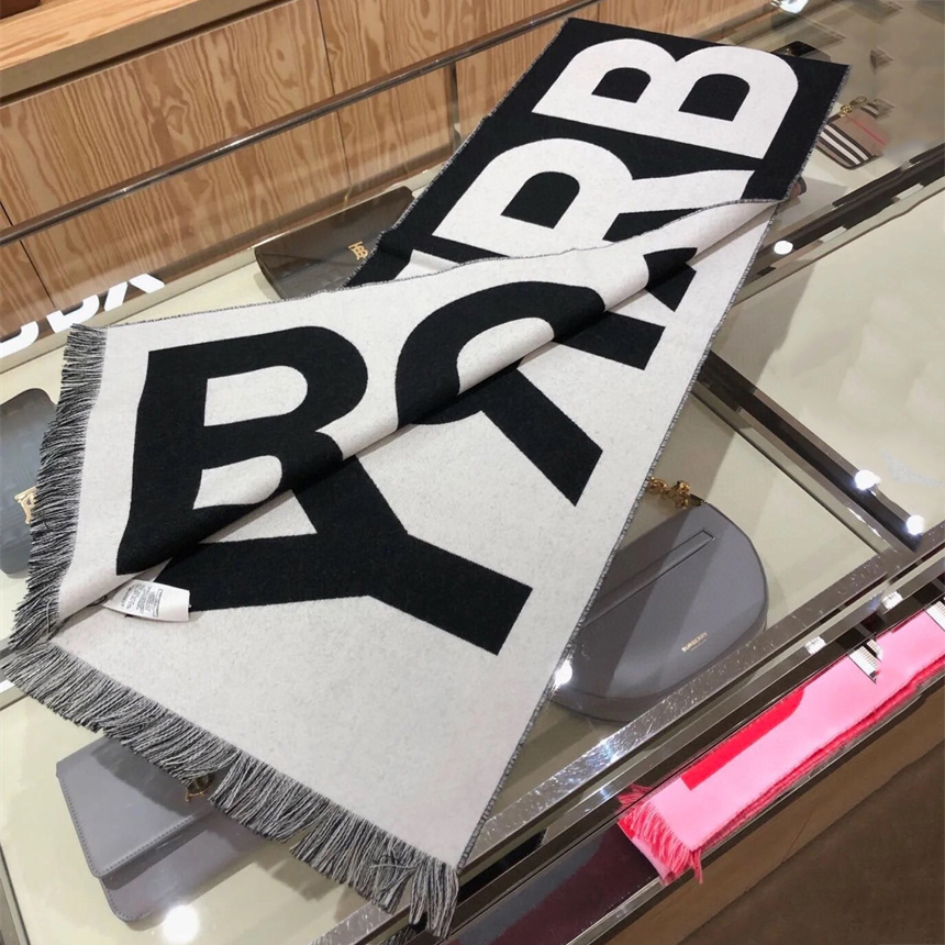 Brand designer cashmere scarf winter women's long scarf luxury neck scarf fashion scarf classic letter double-sided shawl soft and comfortable men's neck scarf