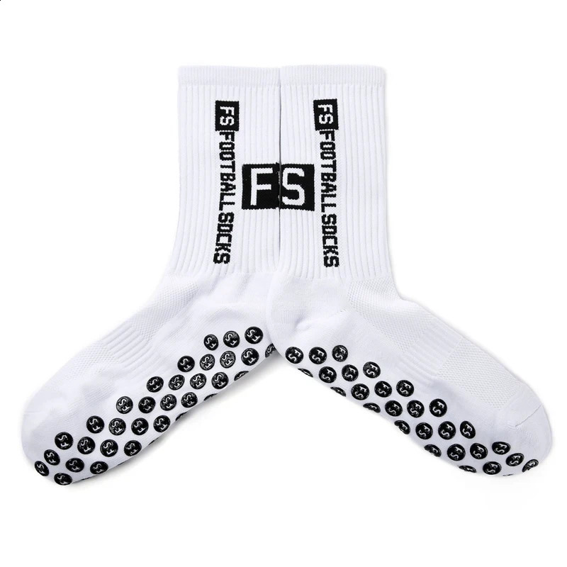3 Pairs FS Nonslip Football Socks Men Women Sports AntiSlip Soccer Stockings Silicone Bottom Breathable Outdoor 250916