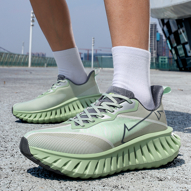 Men's Breathable Mesh Running Shoes for Spring/Summer - Lightweight Cushioned Sneakers
