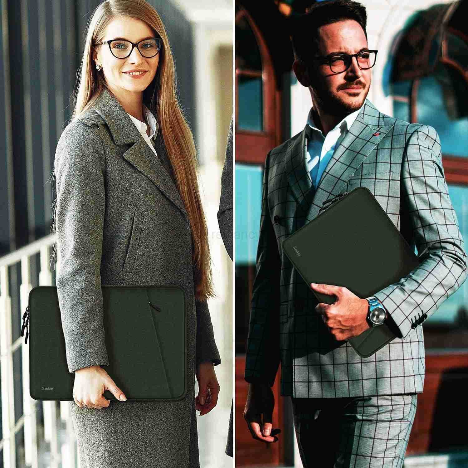 Laptop Sleeve Case 133 inch Shockproof Protective Computer Cover with Accessories Pocket Portable Laptop Bag Compatible with MacBook AirPro 13133 inch