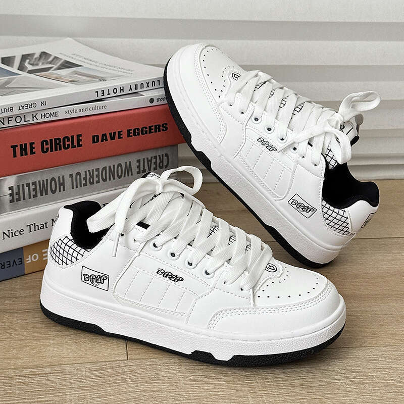 Langzu Black New Free shipping premium feel Summer Thick-Soled National Versatile Casual Student Sports Shoes Men's Trend