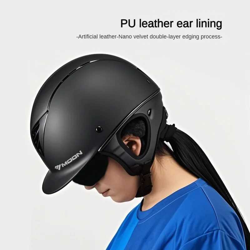 Safety Wen and Women Horse Riding Caps Adjustable Equestrian Helmet Good Air Permeability Horse Riding Helmet Protective Gear J250916