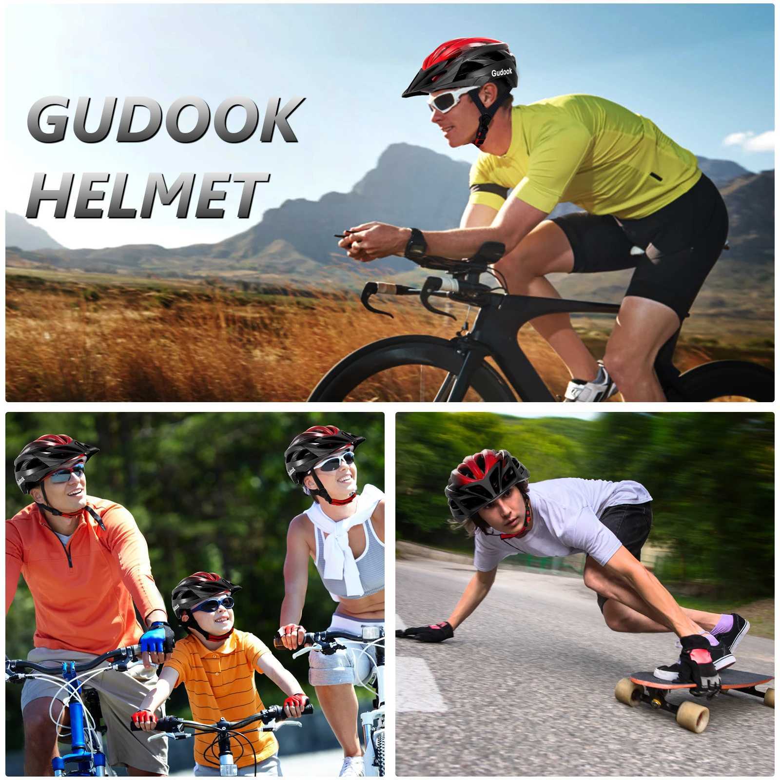 Bike Helmet Bicycle Helmet for Adult Men Women Mountain Road Cycling Helmets with Dial Fit Adjustment Detachable Visor J250916