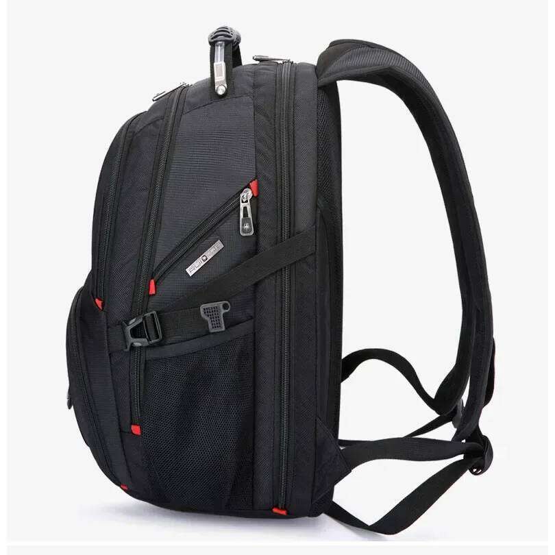 Durable Swiss 17 Inch Laptop Backpack Multifunctional Travel Bag Water Resistant with USB Charging Port College Bookbag