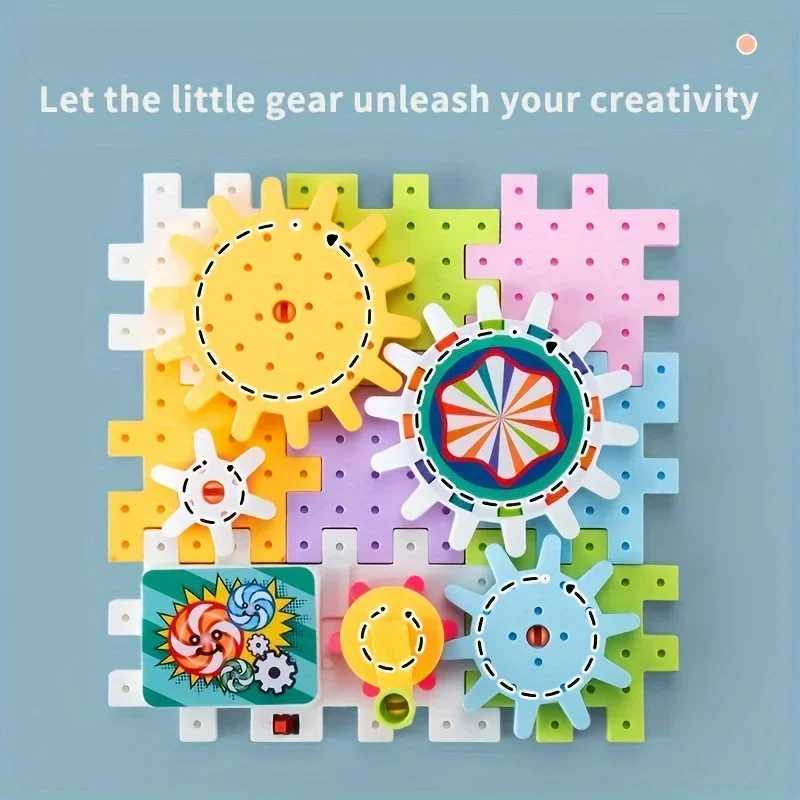 Hot 83263 PCS Electric Gears 3D Puzzle Model Building Kits Plastic Brick Blocks Educational Toys For Kids Children Xmas Gifts C250916