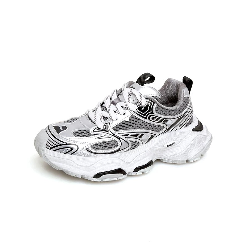 Mirinda Thick-Soled Dad 2025 New Autumn Height-Increasing Versatile Mesh Breathable Fashionable Sports Casual Shoes