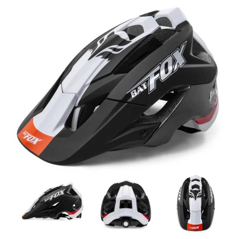 BATFOX Youth Cycling Helmet Multi Color Choice Dazzle Mountain Bike Helmet Ebike DH MTB Cycling Safety Hat Helmet CEEN1078 J250916