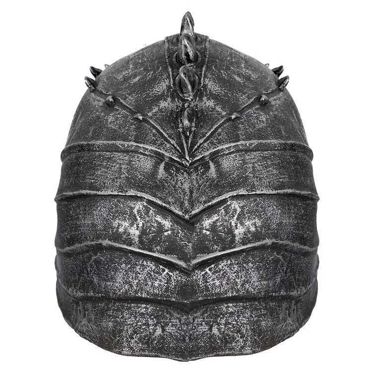 Masquerade Masks Hiccup Cosplay Helmet Spartan Warrior Hat Medieval Roman Soldier Full Head Latex Mask Halloween Party MaskXJ250916