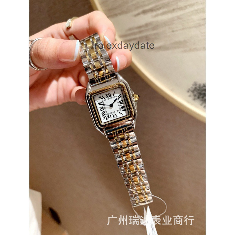 cartierwatch womans High Quality designer watch luxury watches for men women cheetah solid steel strap exquisite butterfly buckle cartierly X1WJ