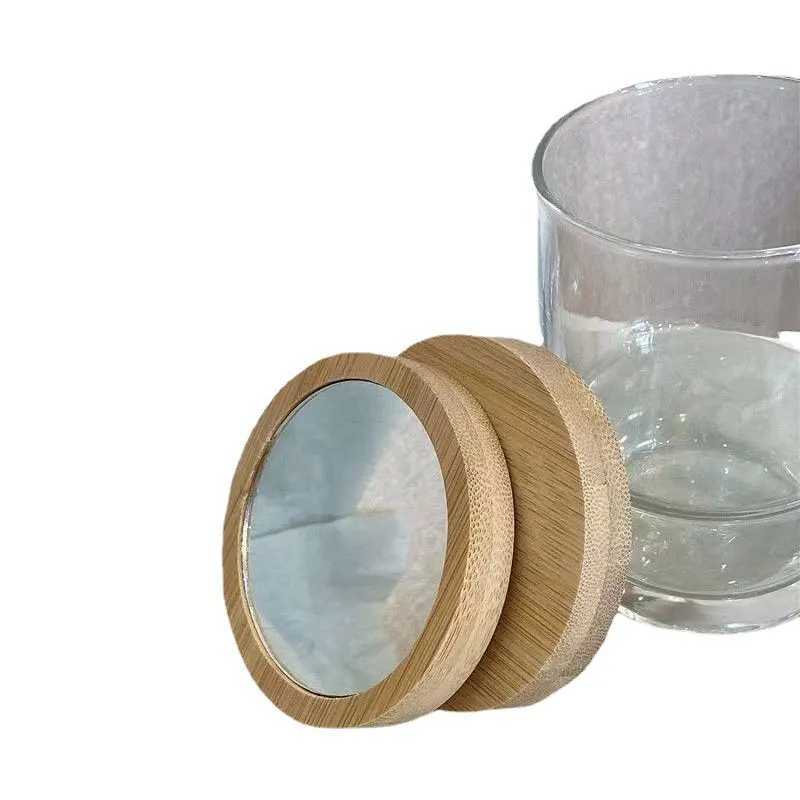 20Pcs Small Wooden Makeup Mirrors Round Compact Mirrors Portable Wooden Dressing Table Makeup Mirrors C250916