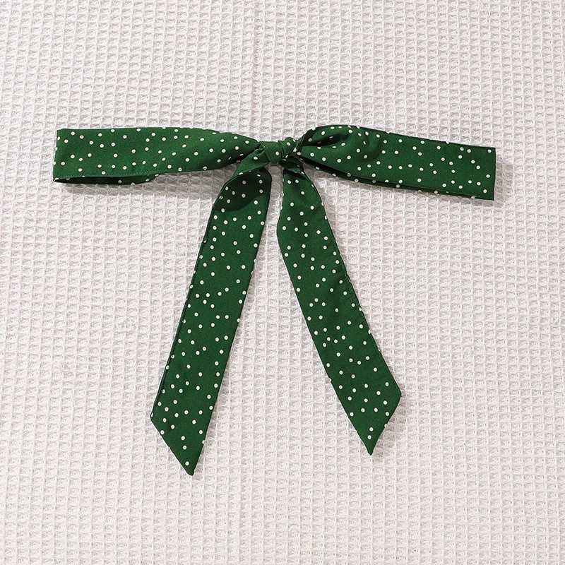 Children Clothing Solid Color Green VNeck Wing Sleeve Polka Dot ALine Dress For Girls 812 Years Summer Frenchy Daliy Casual C250916