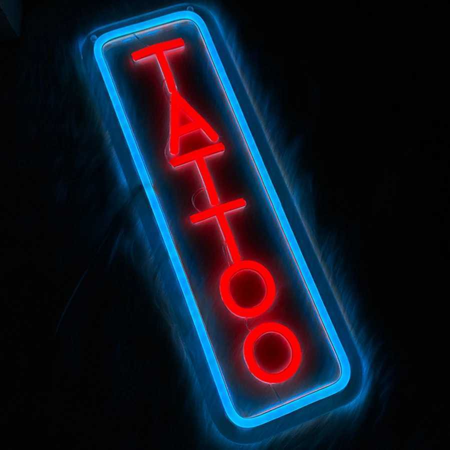 Tattoo Neon SignLED Reusable Neon Signs Tattoo Shop Sign for Tattoo Salon Studio Shop PlaqueGift for Wall DecorUSB Powered Y250916