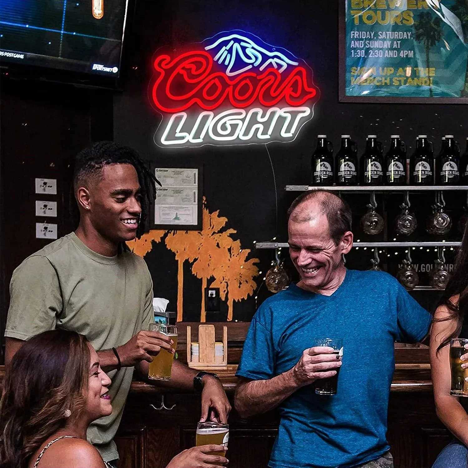 Coor light LED Neon Sign USB Dimmable Neon Light Sign for Gameroom Bedroom Bar Livingroom Birthday Party Gift Wall Decor Y250916