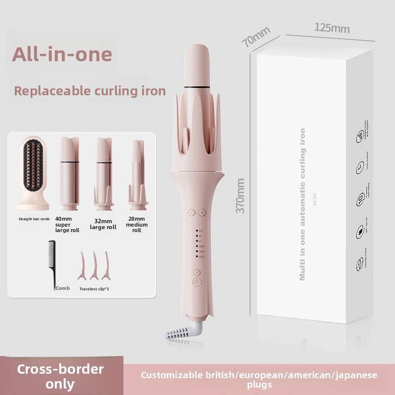 All-In-One Fully Automatic Iron Negative Ion Straightening And Dual-Use Hair Styler Three-In-One Curling Magic Tool