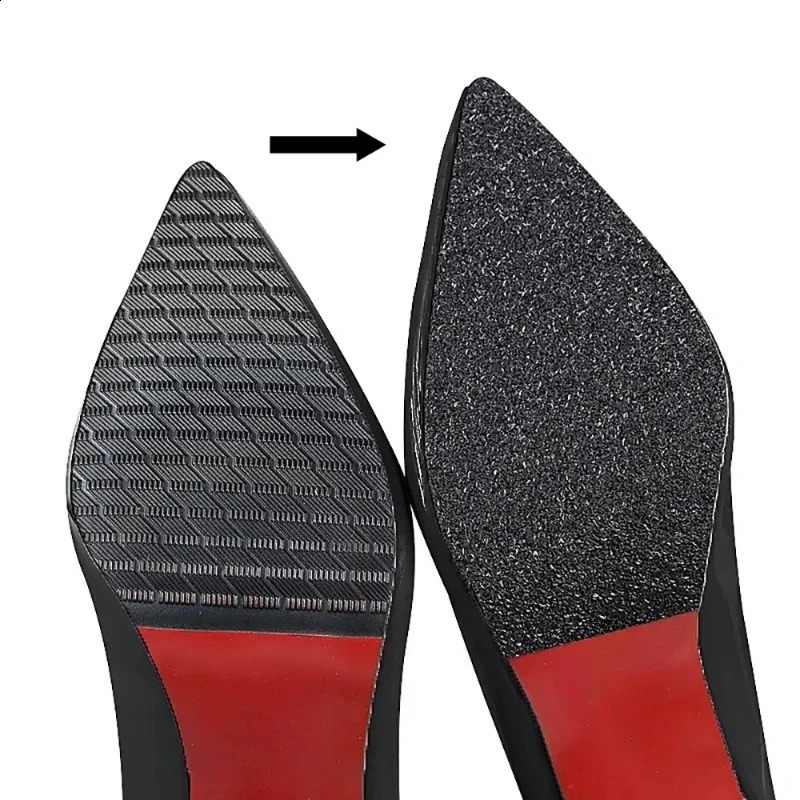 10x50cm Shoes Sole Protector Sticker for High Heels SelfAdhesive Ground Grip Shoe Protective Bottoms Outsole Insoles 250915