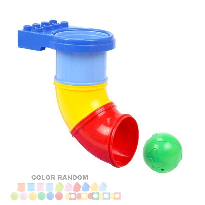 Big Building Blocks Playground Pipeline Parts Slide Ladder Swing Compatible Bricks Sets Baby Assemble Education Montessori Toys C250916