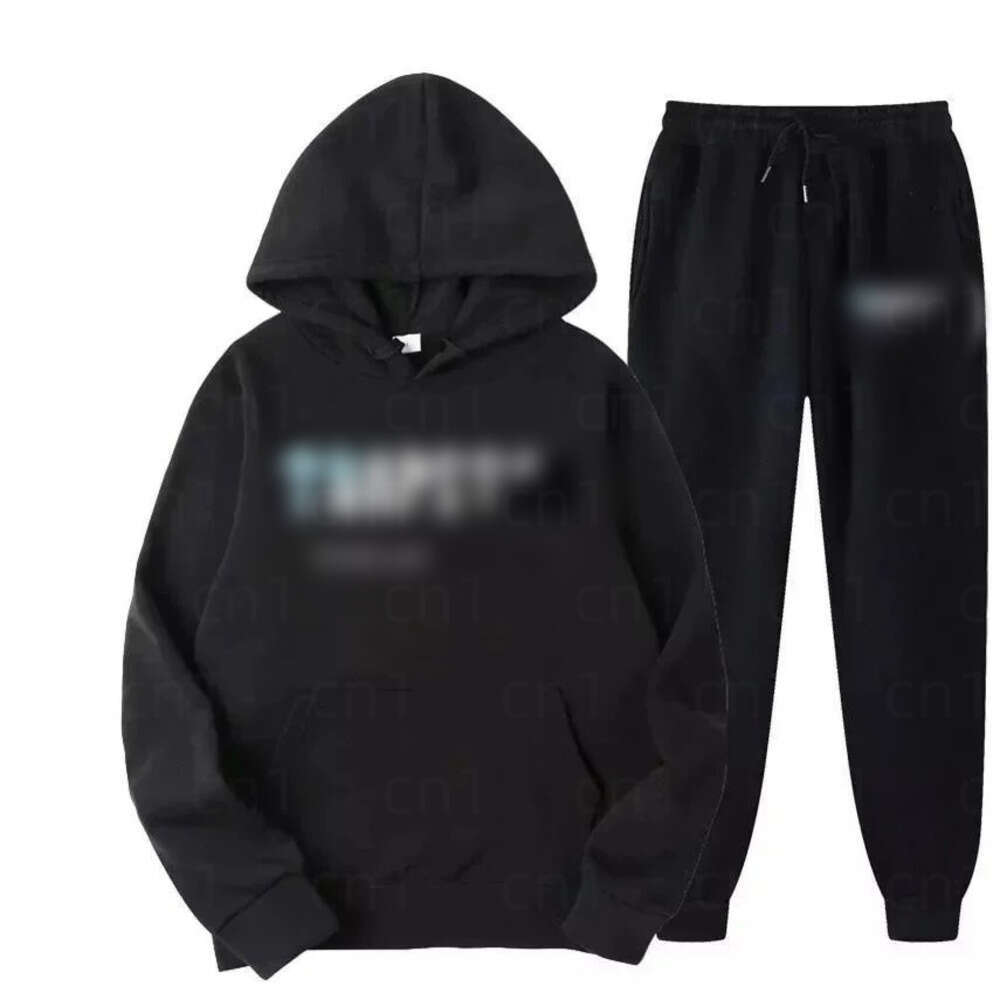 Trap Starr Tracksuit Unisex Loose Casual Jogger Print Sportswear 2 Piece Outfits Designer Traply Starly Hoodie And Sweatpants Set Mens Womens Sports Suit B43