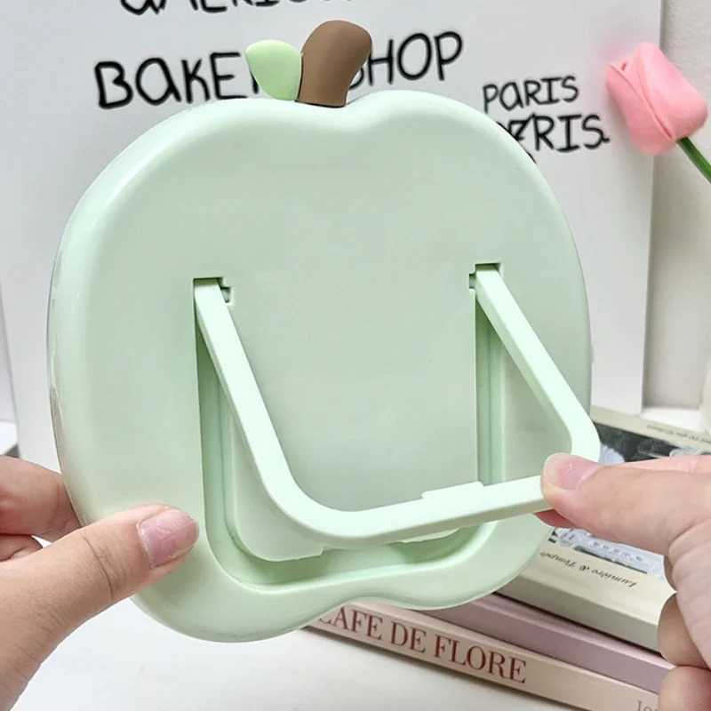 Ins Decorative Mirror Desktop Cosmetic Mirrors Kawaii Shape Makeup Mirror Bedroom Dormitory Portable Makeup Mirror Decor C250916