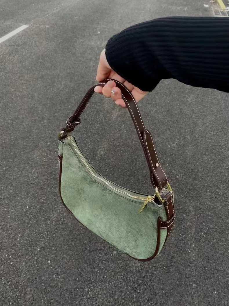 JIAERDI Casual Green Underarm Women New Vintage Hot Girls Leather Solid Shoulder Bag Female Retro Elegant Y2k Handbag Purse L250916