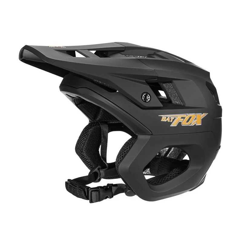 BATFOX 34 Bike Helmet Half Helmet Mountain Bike Racing Ear Protection Casco Bicicleta Mtb Off Road BMX Cycling Bicycle Helmets J250916