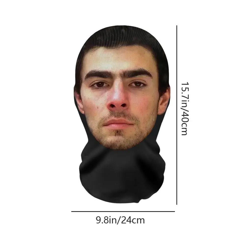 Cosplay 3D Printed Full Face Mask Stretch Mesh Breathable Unisex Role Play Headdress Party Supplies Fashion Balaclava 250915 - view 7