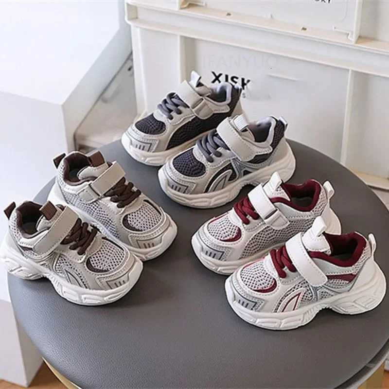 2025 Spring Autumn New Boys Kids Sport Girl Baby Toddler Mesh Breathable Casual Running Shoes Soft Soled Children Sneakers H260130