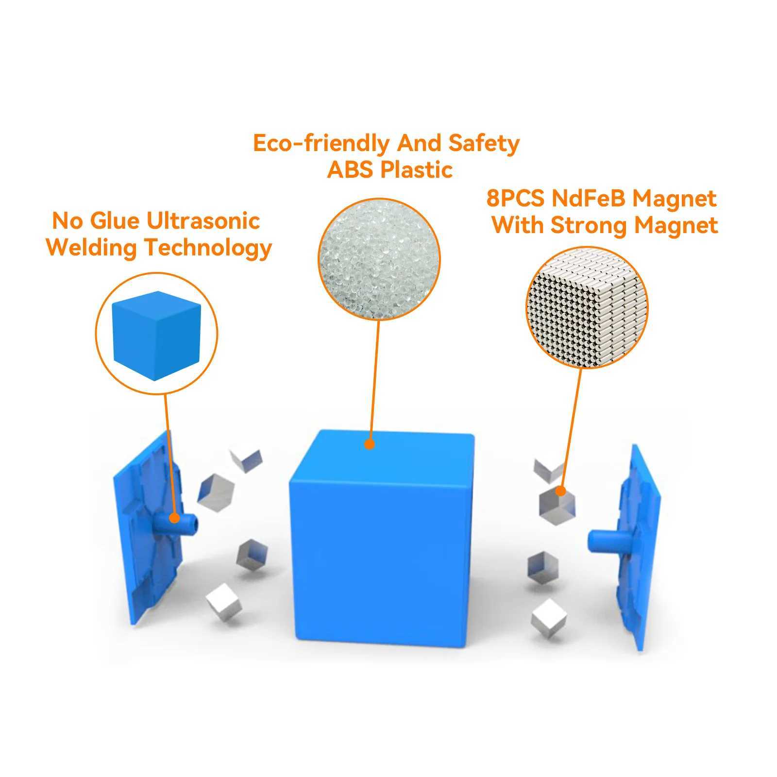 25cm Magnet Building Blocks Educational Toys Plastic Puzzle DIY 3D Magnetic Cubes Christmas Gifts for Toddler Kids C250916