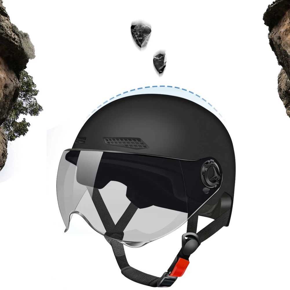 Electric Bike Helmet Cycling Safety Helmet Adjustable Lightweight Bicycle Helmet Breathable Detachable Lining for Summer J250916