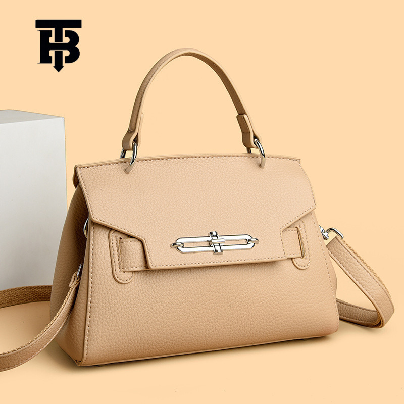 Free Shipping Designer Bag Luxury Bag Large Capacity Handbag For Women 2025 Autumn Winter Platinum Bag, European And American Commuter Shoulder Crossb