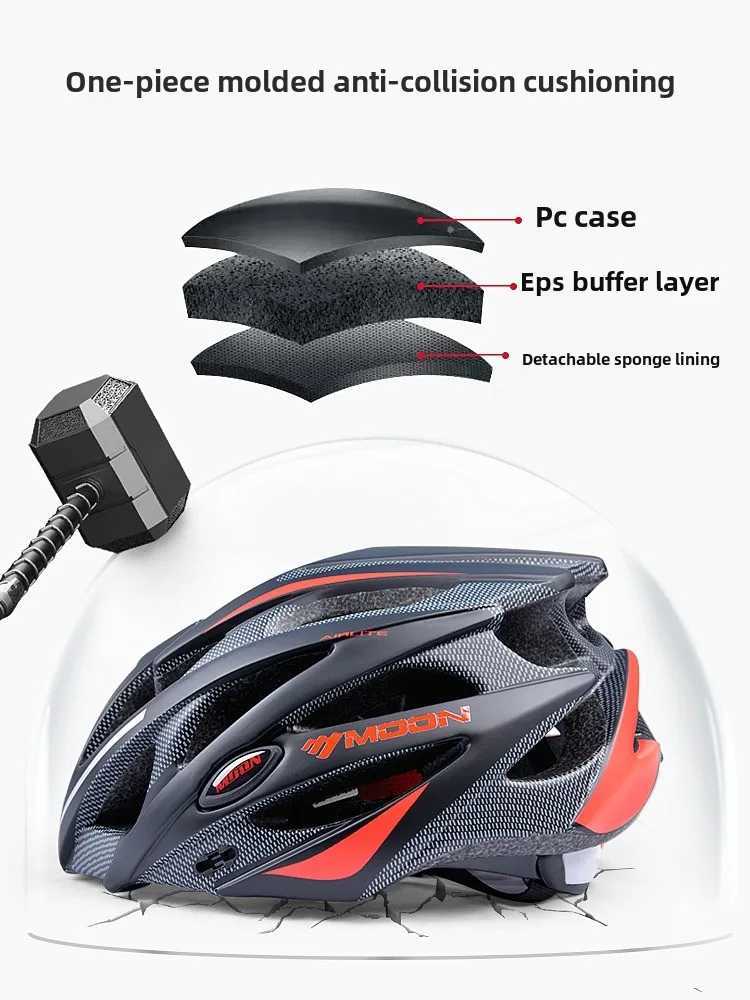 MOON Cycling Helmet Lightweight Bike helmet Optimal Protection for Road Mountain Bike Adventures J250916