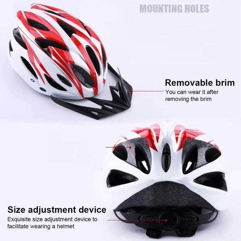 Mountain Road Bike Helmet Onepiece AdjustabLE Cycling for PROtecto J250916