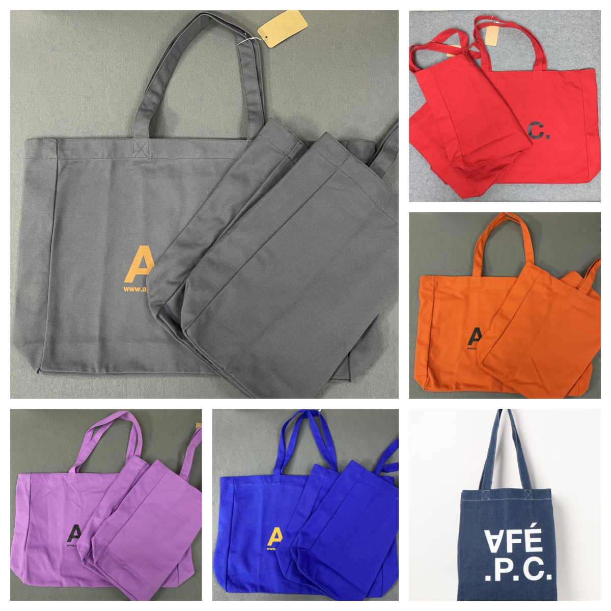 APC Tote Bag Designer Handbags Womens Handbags Shopping Bags Shoulder Bags Denim Bags Canvas Bags