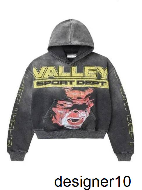 Mens Vale Hoodies Harajuku Washing Trend Brand Sweatshirts Casual Valley Streetwear Heavy Water Oversized Hoodie Tracksuit High Quality Fashion Clothing US Size